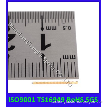 ISO9001 Ts16949 Micro Spring with Gold Plated